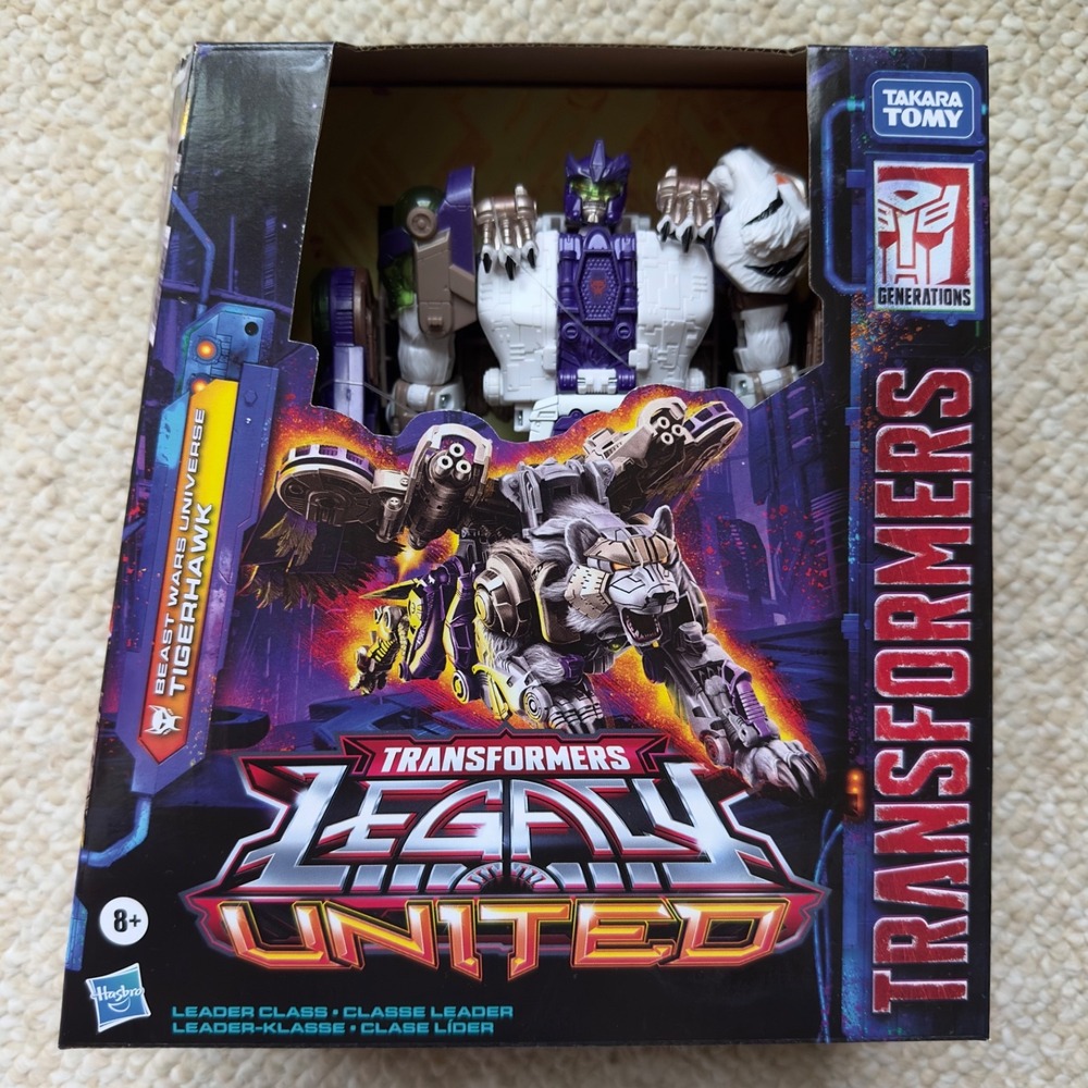 Transformers Legacy United - Leader Class Beast Wars Universe - TIGERHAWK, New